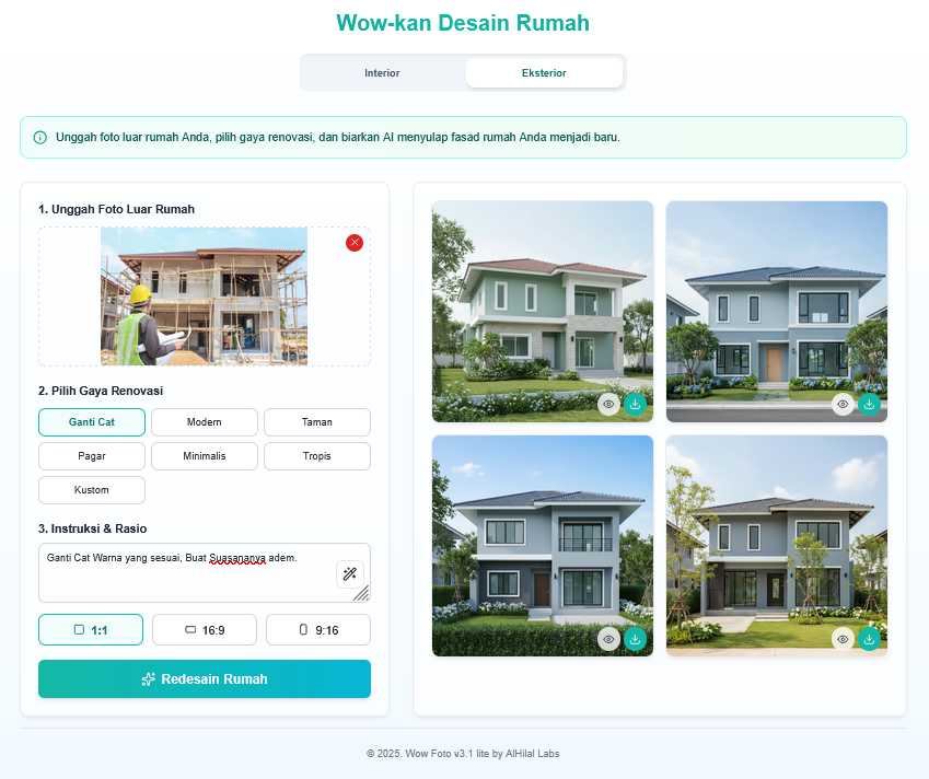 AI Home Exterior Design