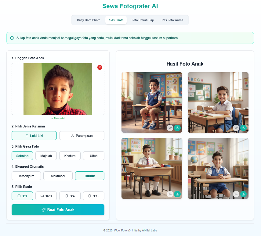 AI Kids Photo Editor