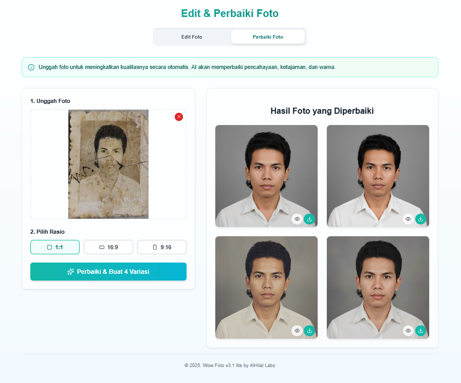 Restorasi Foto Rusak